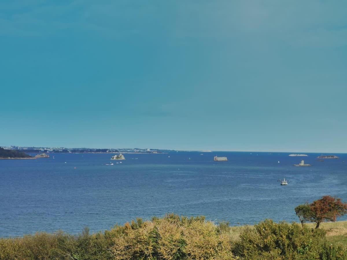 Kermartin - Maison De Famille Avec Vue Sur La Baie De Morlaix Plouezoc'h ภายนอก รูปภาพ